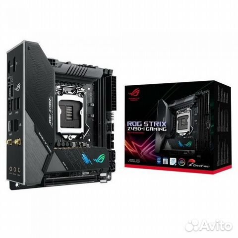 Материнская плата asus ROG strix Z490-I gaming