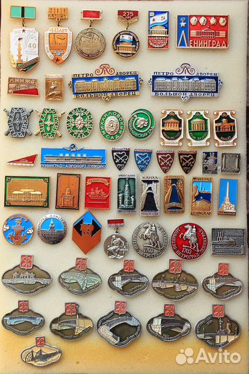 Значки Ленинград (52 шт)