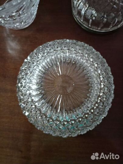 Ваза для фруктов, салатницы СССР хрусталь