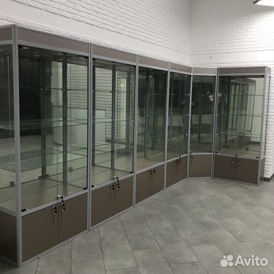 Витрины из алюминиевого профиля