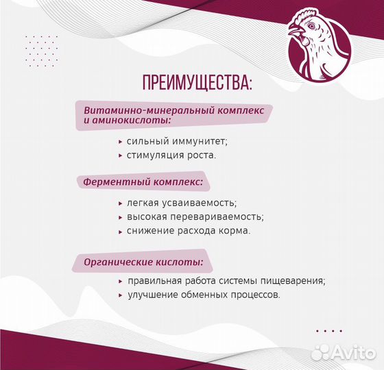 Убойный корм для бройлеров от 14 дней