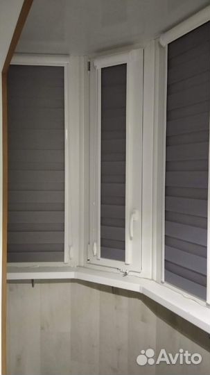 Рулонные шторы зебра