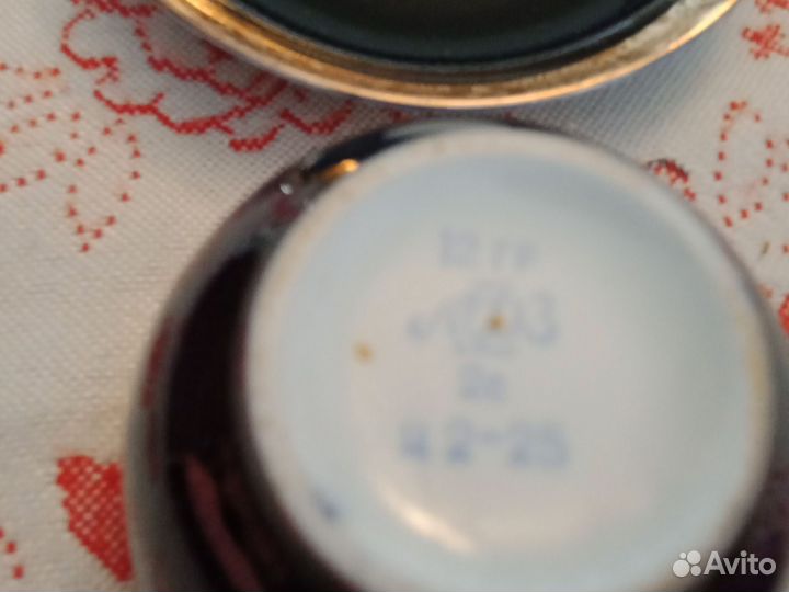 Чайный сервиз лфз кобальтовая сетка 70-80г