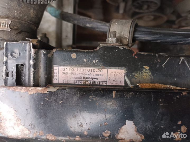 Радиатор охлаждения на газ 31105