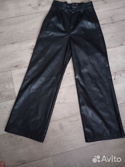 Брюки кожаные