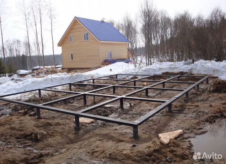 Свайный фундамент / Винтовые сваи под ключ