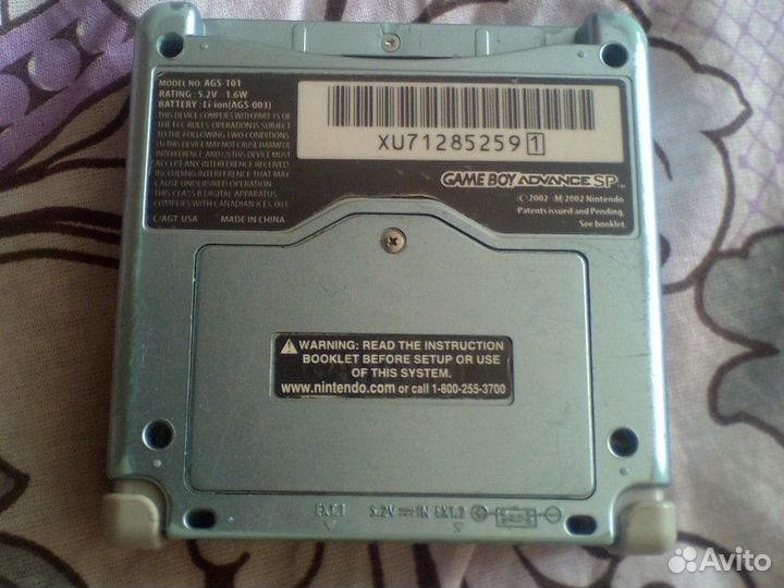 Game BOY advance SP+18 игр
