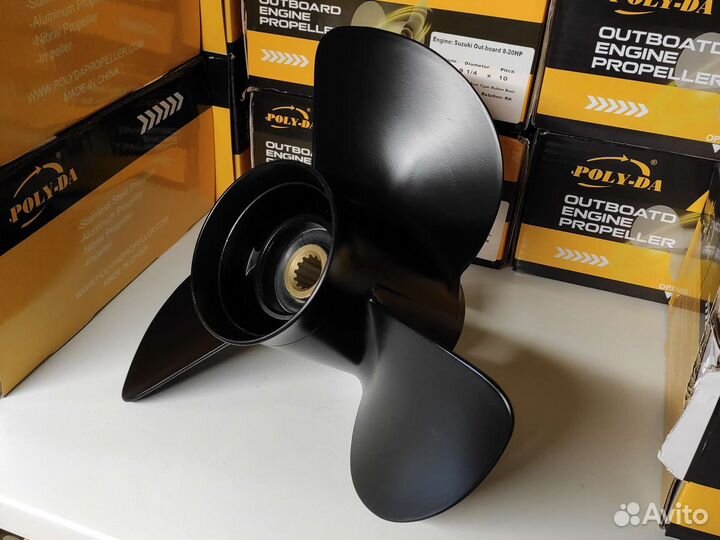 Винт гребной Suzuki DF60-70/DT75-140; 3x13-1/4x17