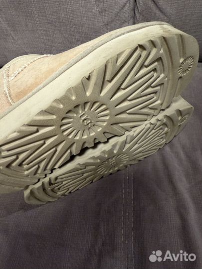 Угги на платформе короткие 38р 24см