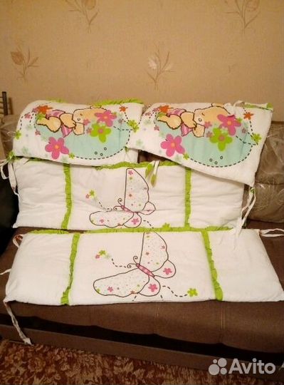 Двусторонние нежные мягкие бортики