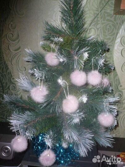 Новогодние украшения для елки из норки