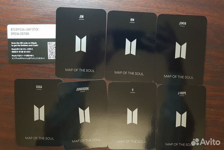 BTS официальная карта light stick: special edition