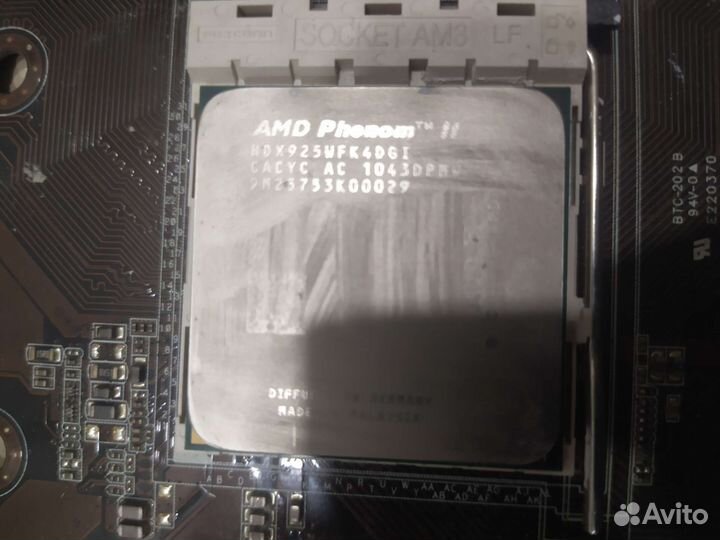 Материнская плата с процессором amd phenom 2