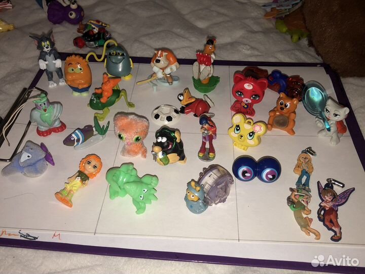 Фигурки из киндер сюрприза «ну, погоди» и другие