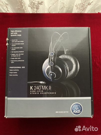 Наушники студийные Akg 240 Mk ll