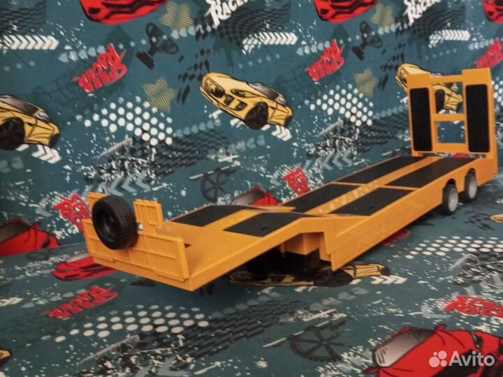 Машинка на радиоуправлении грузовик и прицеп