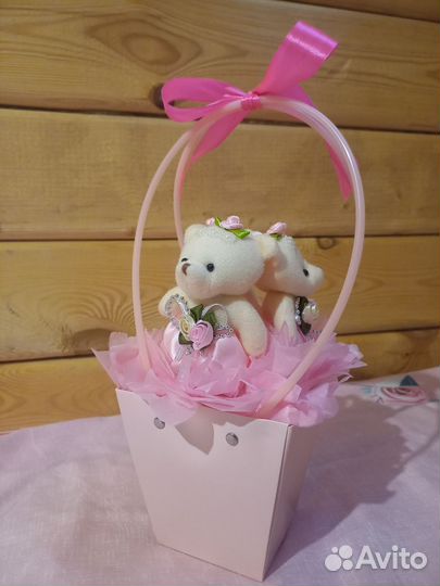 Букет из мишек