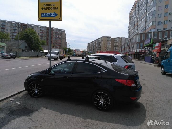 Багажник на крышу для автомобиля Hundai Solaris