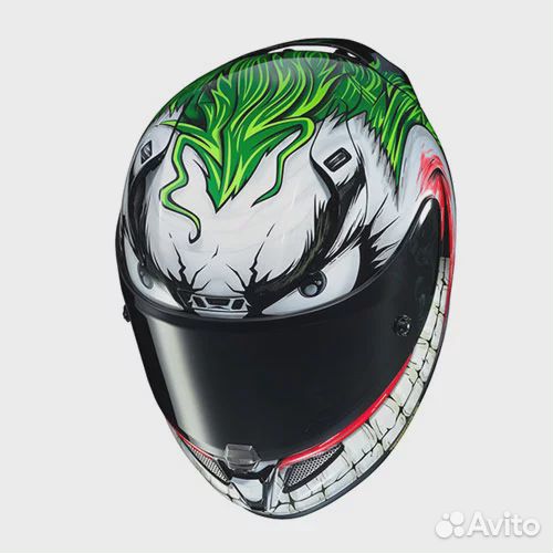 Шлем HJC rpha 11 DC comics joker MC48