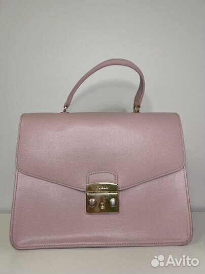 Сумка Furla розовая, оригинал, б/у