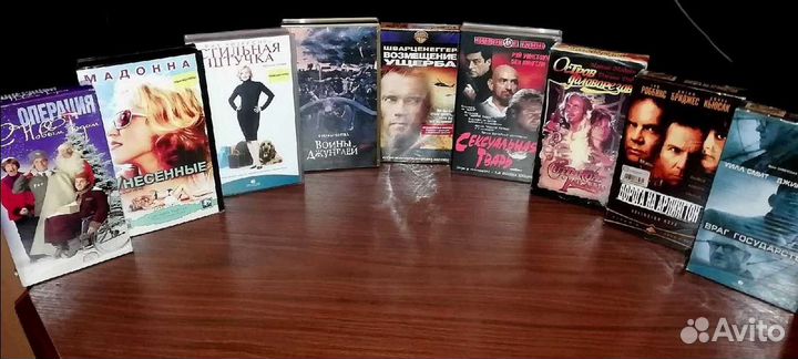 Новые VHS видео кассеты с фильмами