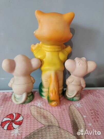 Резиновые игрушки, Леопольд, котенок Гав СССР