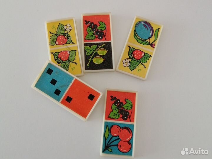 Домино СССР ягоды фрукты