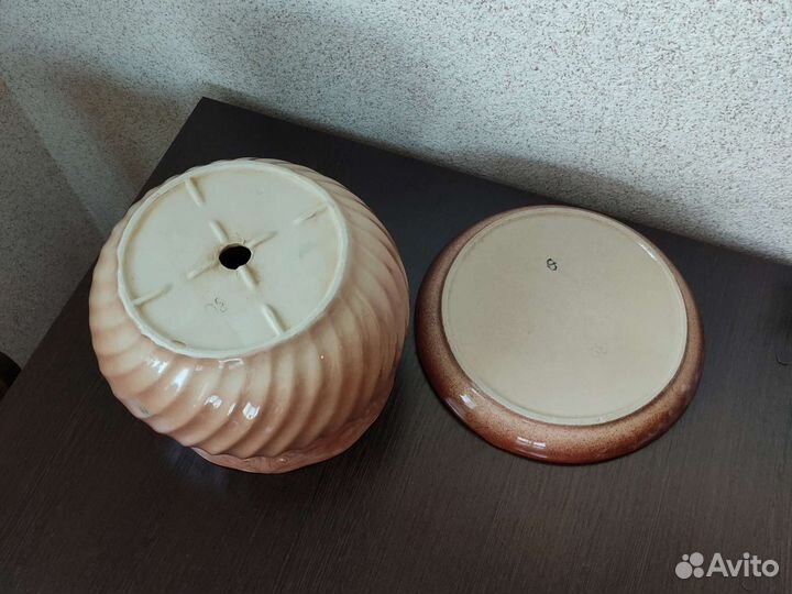 Цветочное керамическое кашпо