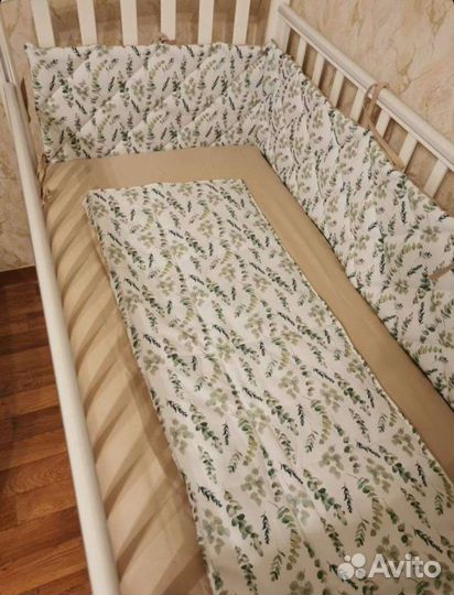 Бортики в детскую кроватку, комплект