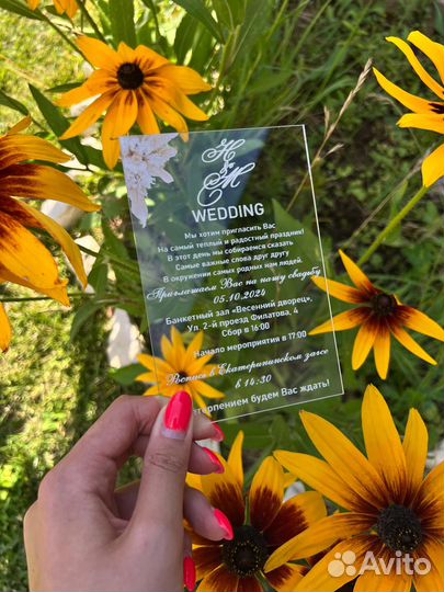 Книга пожеланий на свадьбу / Акриловая