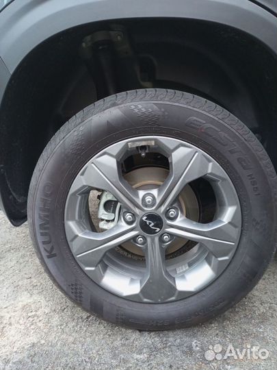 Новые колёса в сборе с датчиками на KIA r 16