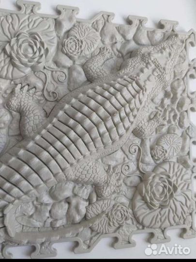 Ортопедический коврик крокодил пазл ортоша