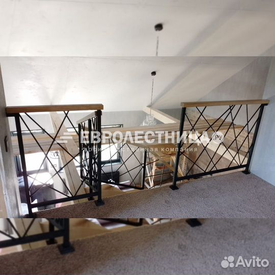 Лестница на металлокаркасе