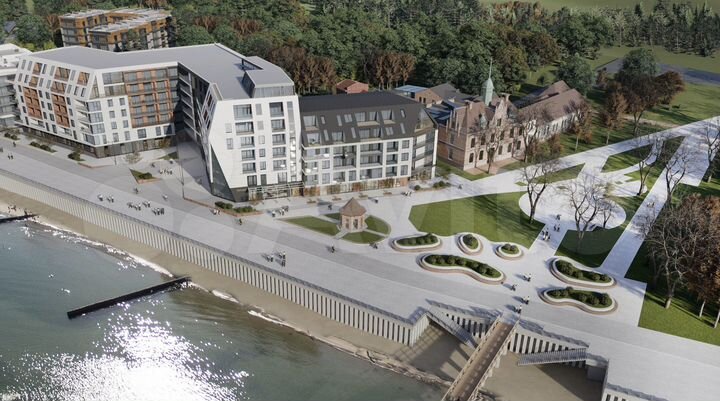 1-к. апартаменты, 58,1 м², 6/7 эт.