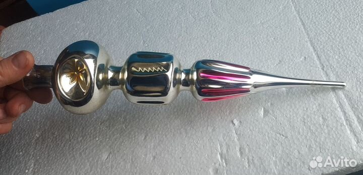 Верхушка навершие наконечник на ёлку звезда СССР