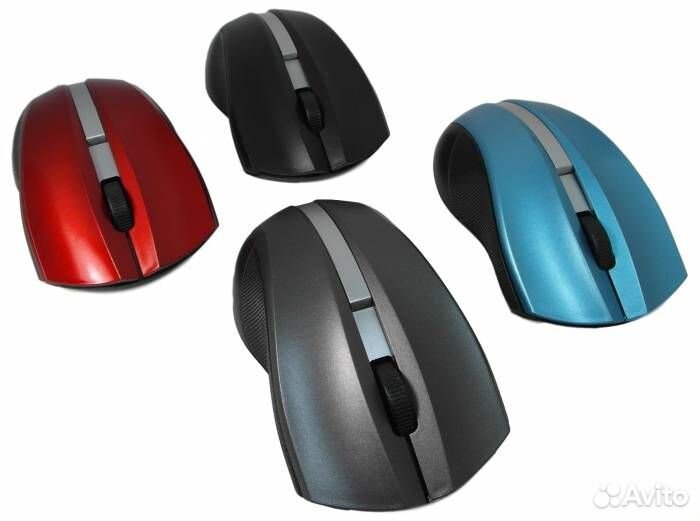 Мышь беспроводная G-146 4кн. USB, серая