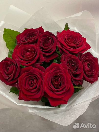Букет цветов из красной розы, доставка