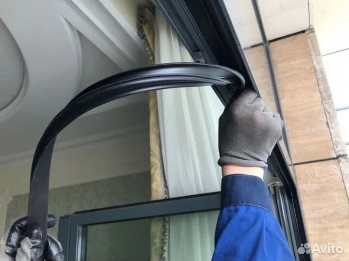Уплотнитель стандарт для пвх 66 мм