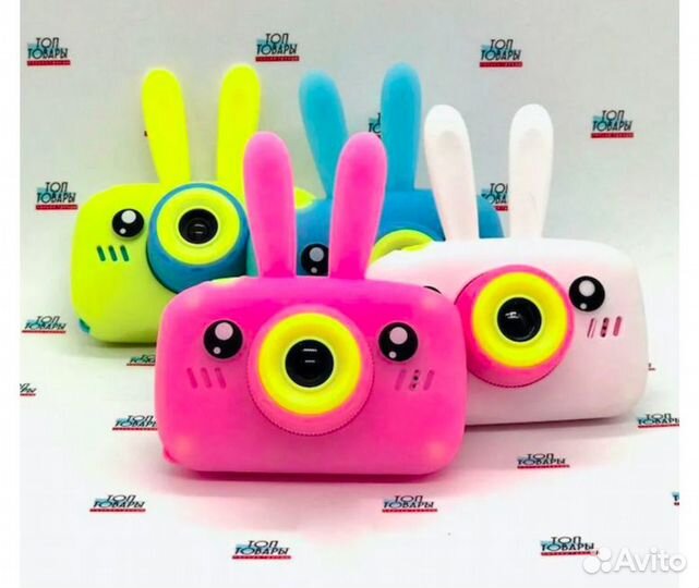 Фотоаппарат детский Zoo Kids Camera розовый зайка