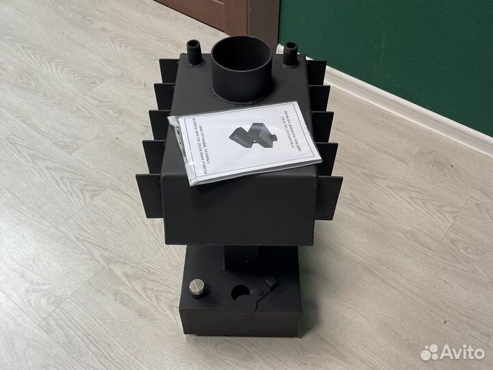 Печь на отработке с водяным контуром