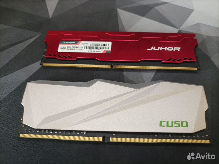 Оперативная память ddr4 16gb + ddr4 8gb