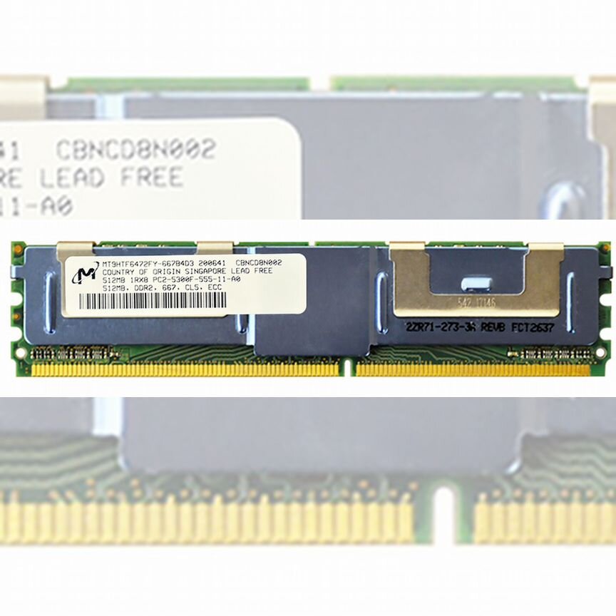 [MT9HTF6472FY-667B4D3] Оперативная Память Micron Mt9htf6472fy-667b4d3