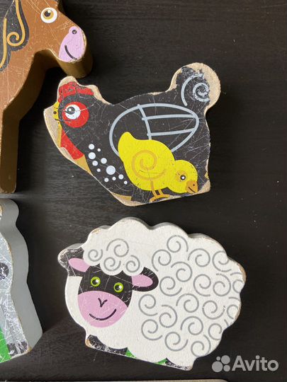 Набор пазл, пирамида со звуком и головоломка