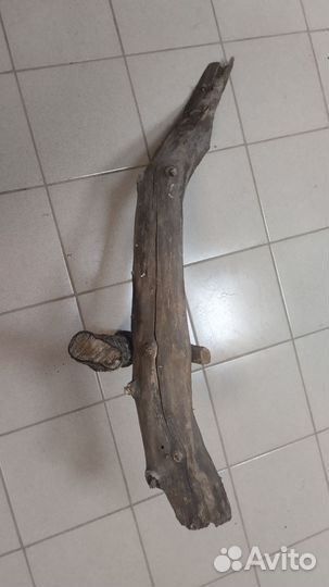 Коряга для декора рыба