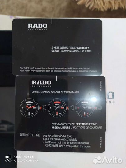 Часы женские rado оригинал