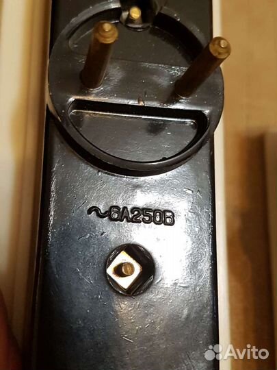 Тройник СССР Клеймо кзылту Ц80к 6А 250В