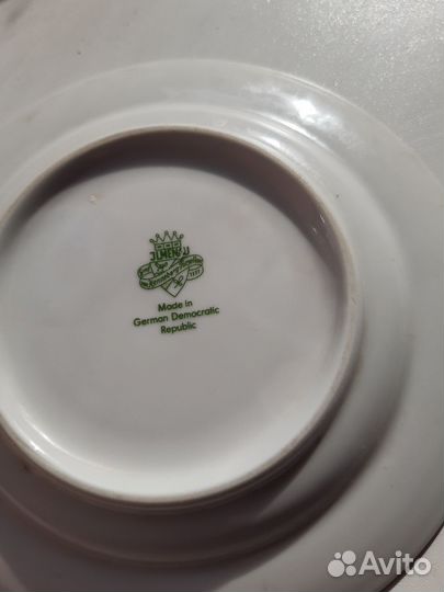 Блюдце 1шт от немецкого сервиза Незабудки