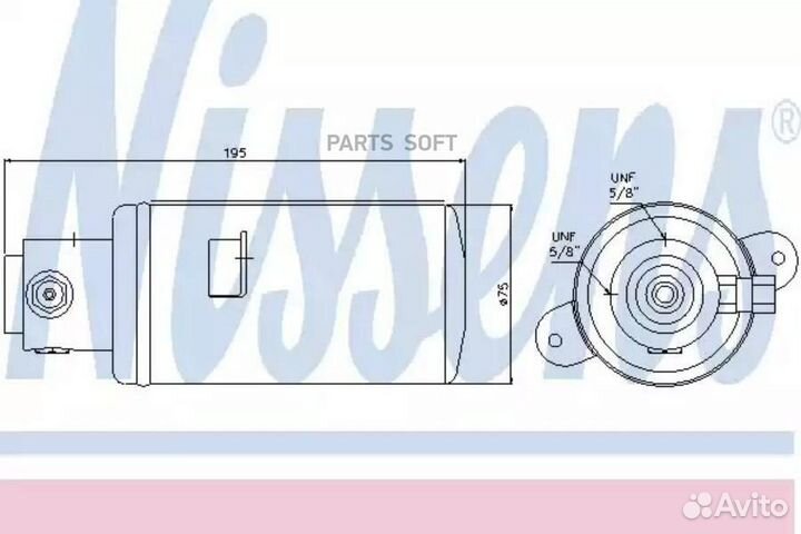Осушитель кондиционера MB W140/W463/W461/C140 3.2i 90 95076