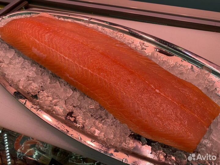Лосось филе слабосолённый. Опт