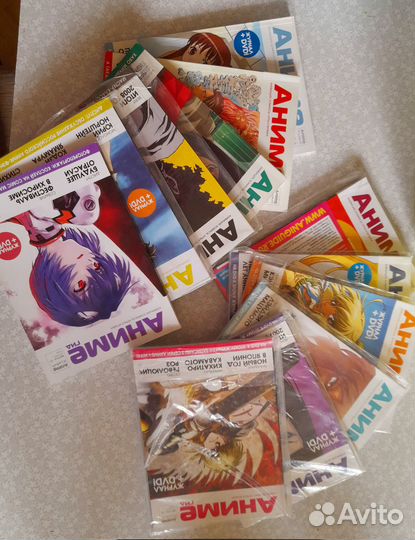 Аниме диски и журналы
